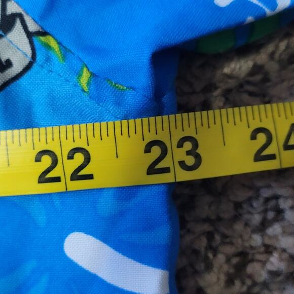 My Hero Academia- Men's Blue Button up short sleeve top- size Large - Picture 4 of 7